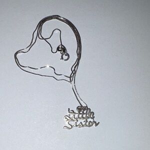 Little Sister sterling necklace